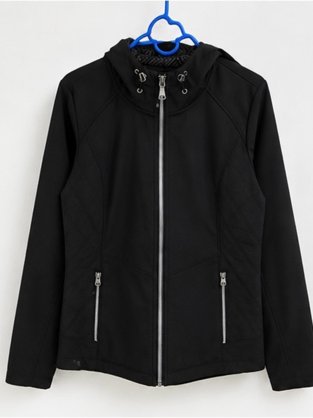 ZeroXposur Women’s Black Hooded Full Zip Jacket Size L